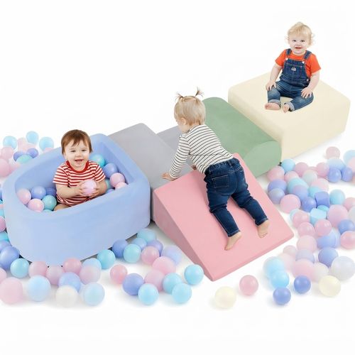 Whiffee Foam Climbing Blocks, Multicolor Set
