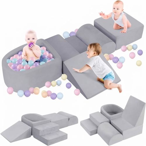 Whiffee Foam Climbing Blocks with Ball Pit